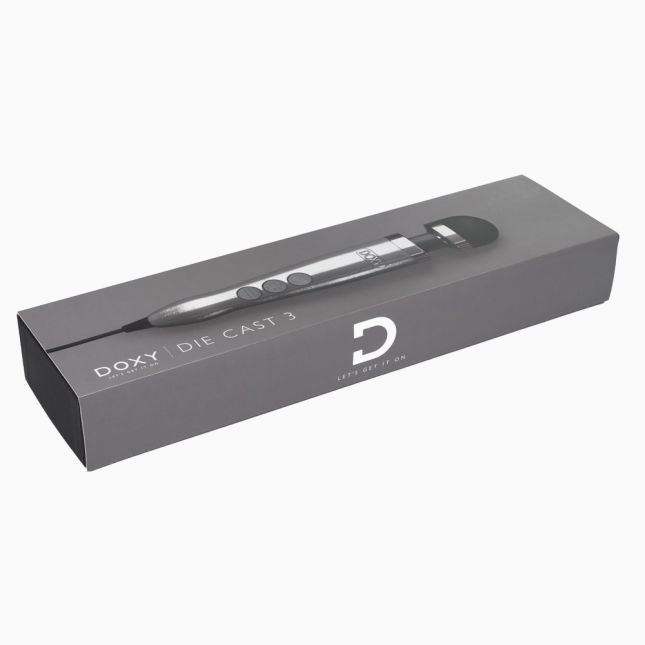 Вибромассажер - Doxy Die Cast 3 Brushed Metal