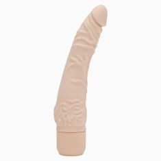 Силиконовый вибратор Classic Slim, 21x4 см (телесный)