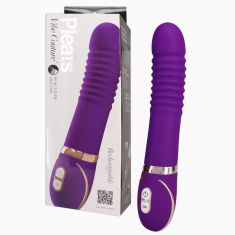 Комп'ютерний вібратор - Pleats Purple Vibrator