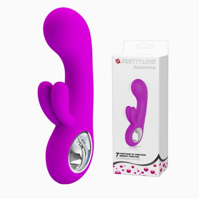 Комп'ютерний вібратор - Pretty Love Valentine Vibrator Purple