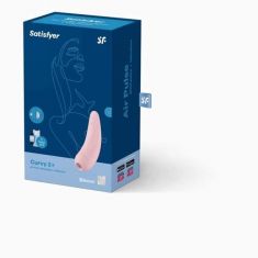Вакуумний кліторальний вібратор - Satisfyer Curvy 2+ Pink (App)