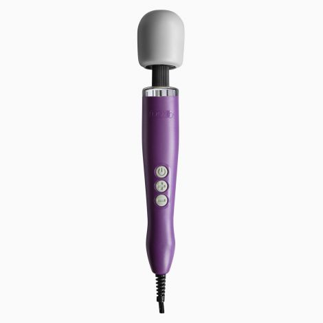 Вібромасажер DOXY Original Purple, дуже потужний, живлення 220В, пульсівні вібрації