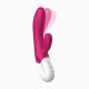 Вибратор-кролик Liebe Bend It Plus Rechargeable Cerise, гибкий, 2 мотора, 10 режимов