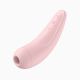 Satisfyer Curvy 2+ - вакуумно-волновой вибростимулятор с возможностью управления через приложение, 13.5х4.3 см, (розовый)