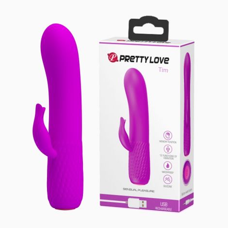 Вібратор - Pretty Love Tim Vibrator Purple