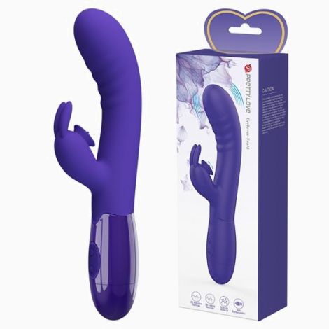 Вібратор - Pretty Love Cerberus Licking Vibrator Blue