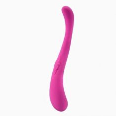 Topco Sales UltraZone, Celeste 9X Silicone Double G - Spot Vibrator - двосторонній вібромасажер точки-G, 10х2.5 см