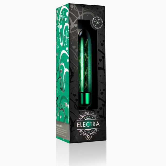 Класичний вібратор - Cosmic Delight Bullet Green