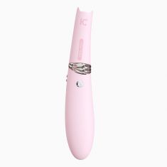Вакуумный стимулятор с вибрацией KisToy Miss CC Pink, можно использовать как вибратор, диаметр 36мм