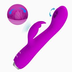 Вібратор - Pretty Love Rachel Licking Vibrator Purple