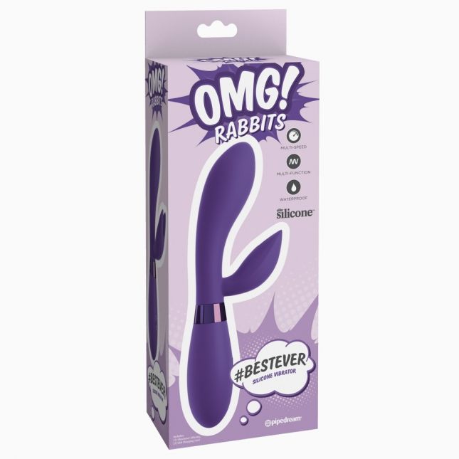 Вібратор - #Bestever OMG Rabbits Vibrator Purple