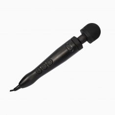 Вібромасажер DOXY Die Cast 3 Matt Black, дуже потужний, живлення 220В, металевий корпус