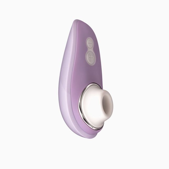 Вакуумный клиторальный стимулятор Womanizer Liberty Lilac, магнитная крышка, 2 насадки