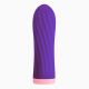 Вибропуля S Pleasures Bullets Twist & Shout Purple, фиолетовая, ребристая поверхность, 10 режимов