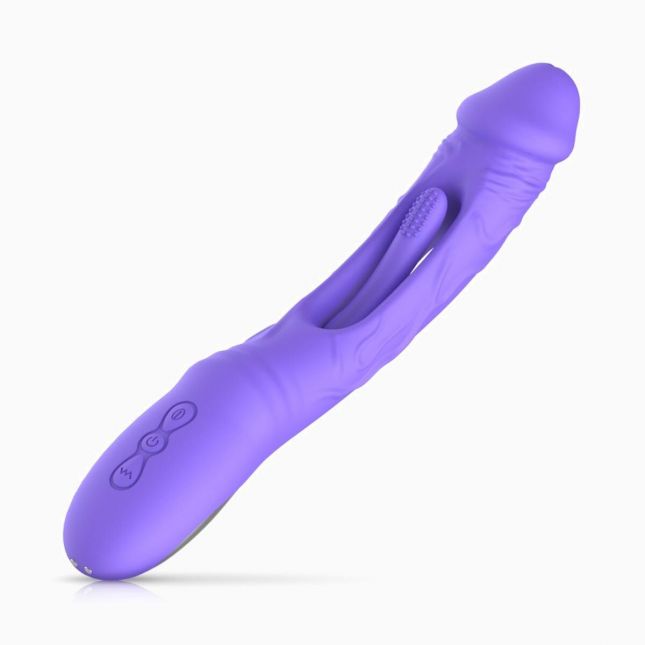 Вібратор Good Vibes Only - Flax Vibrating Dildo with G-Spot Stimulator