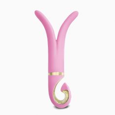 Gvibe 3 Candy Pink - анатомічний вібромасажер, 17х3.5 см
