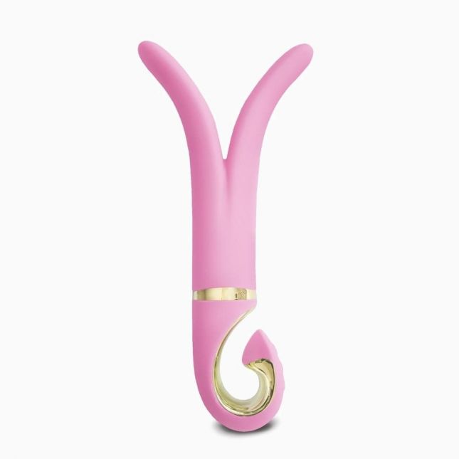 Gvibe 3 Candy Pink - анатомічний вібромасажер, 17х3.5 см