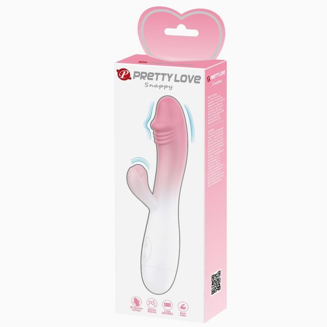 PRETTY LOVE - SNAPPY, light pink, 30 vibration functions