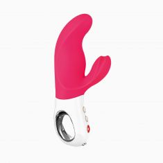 Вібратор-кролик Fun Factory MISS BI pink/white, 2 незалежні мотори, діаметр 4,2 см