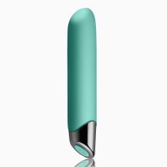 Мощный вибратор Rocks Off Chaiamo Teal, soft-touch силикон, до 3-х часов работы, водостойкий Мощный вибратор Rocks Off Chaiamo Teal, soft-touch силикон, до 3-х часов работы, водостойкий