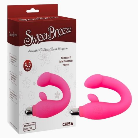Стимулятор G-точки - Sweet Breeze Raised Grain Goddess Dual Orgasm Pink