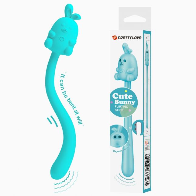 Вібратор - Pretty Love Cute Bunny Turquoise, 7 vibration functions
