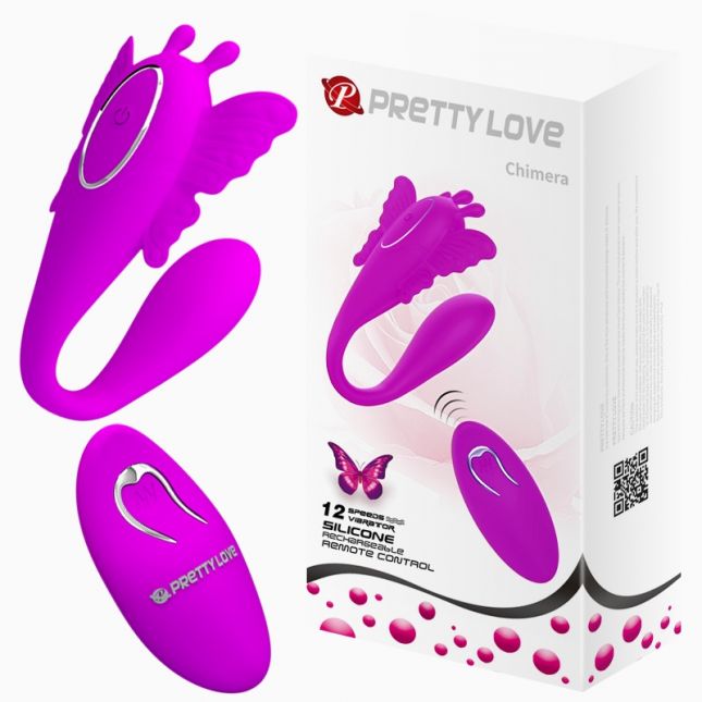 Вібратор - Pretty Love Chimera Stimulator Purple