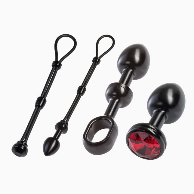 Секс набор - MALESATION Alu Cock-Grip Set klein