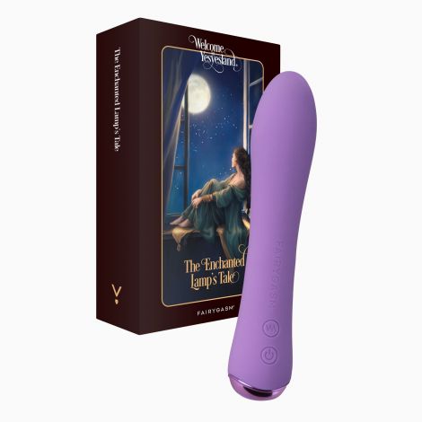 Вибратор с подогревом FairyGasm WowGenie violet, подогрев до 42 °C Вибратор с подогревом FairyGasm WowGenie violet, подогрев до 42 °C