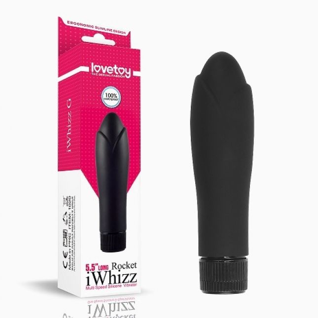 Вибратор - 5.5'' iWhizz Rocket Black