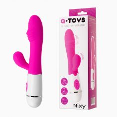 Нереалистичный вибратор Toyfa A-Toys, силикон, розовый, 23,3 см