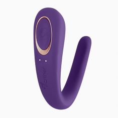 Satisfyer Partner - Вибратор для пар, 9х3 см (фиолетовый)