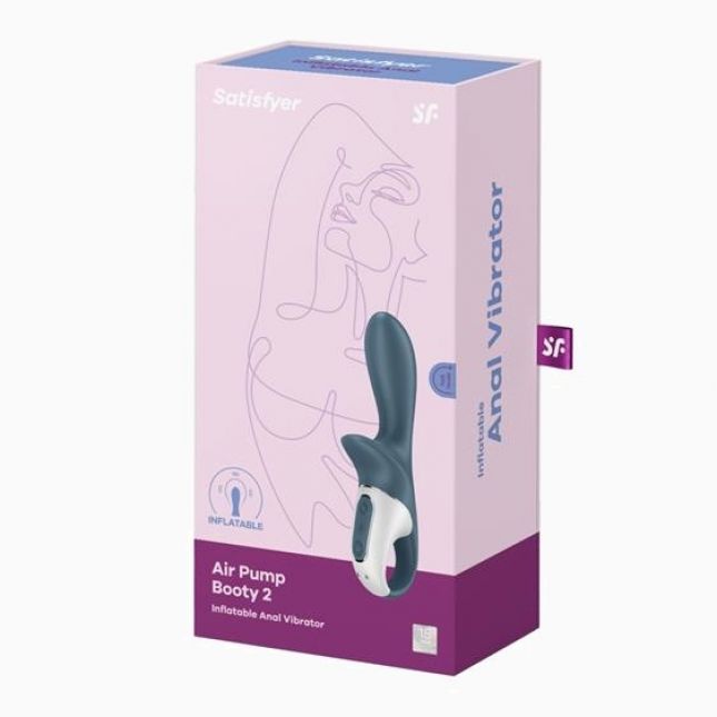 Вібратор - Satisfyer Air Pump Booty 2 Dark Grey Вібратор - Satisfyer Air Pump Booty 2 Dark Grey