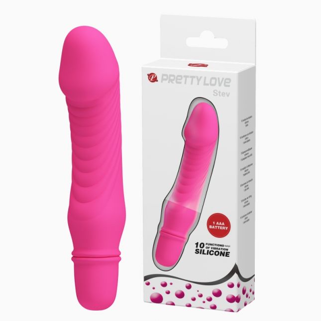 Классический вибратор - Pretty Love Stev Vibrator Pink