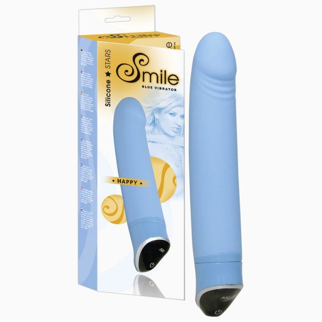 Вібратор - Smile Happy, синій Вібратор - Smile Happy, синій