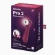 Кліторальний стимулятор - Satisfyer Pro 2 Generation 3 With Liquid Air Wine Red Bluetooth/(App)