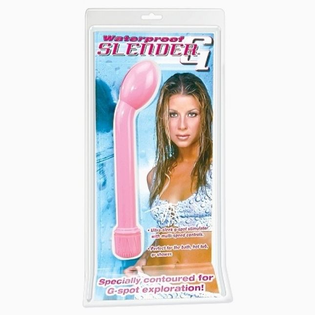 Стимулятор G-точки - Waterproof Slender G, розовый