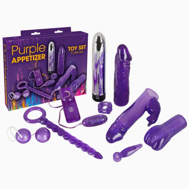 Секс набір - Purple Appetizer 9 - piece set