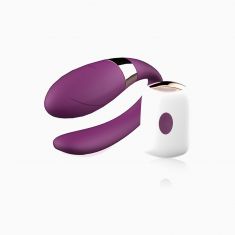 Вібратор для пар - V-Vibe Purple, USB, 7 Function, Remote Control