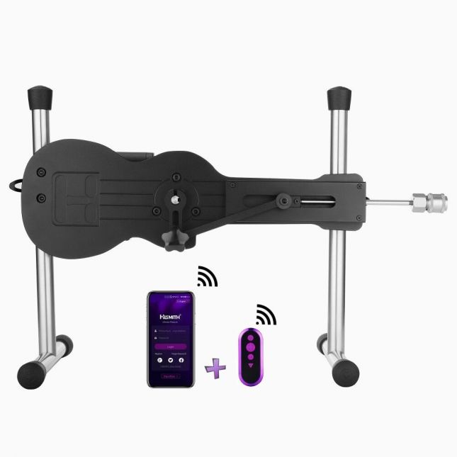 Смарт секс-машина Hismith AK-09 Sex Machine APP с фаллоимитатором, беспроводной пульт ДУ
