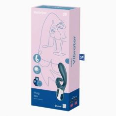 Вібратор - Satisfyer Hug Me Grayblue (App)