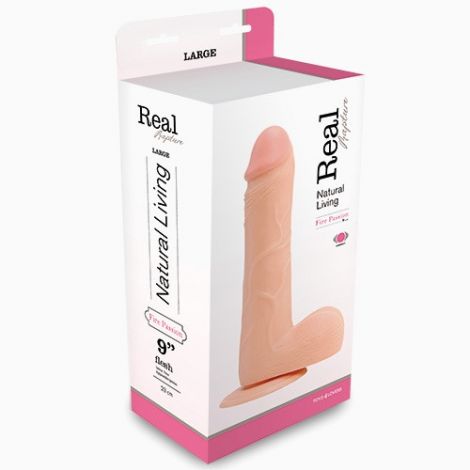 Вибратор - Real Rapture Natural Living Flesh 9"