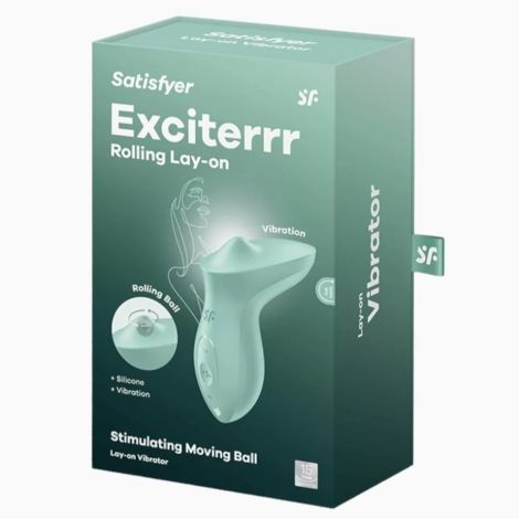 Кліторальний стимулятор - Satisfyer Exciterrr Mint Кліторальний стимулятор - Satisfyer Exciterrr Mint