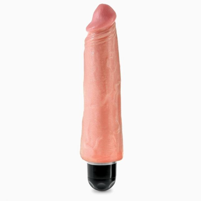 Реалістичний вібратор King Cock 8'' Vibr Stiffy, 21х6 см