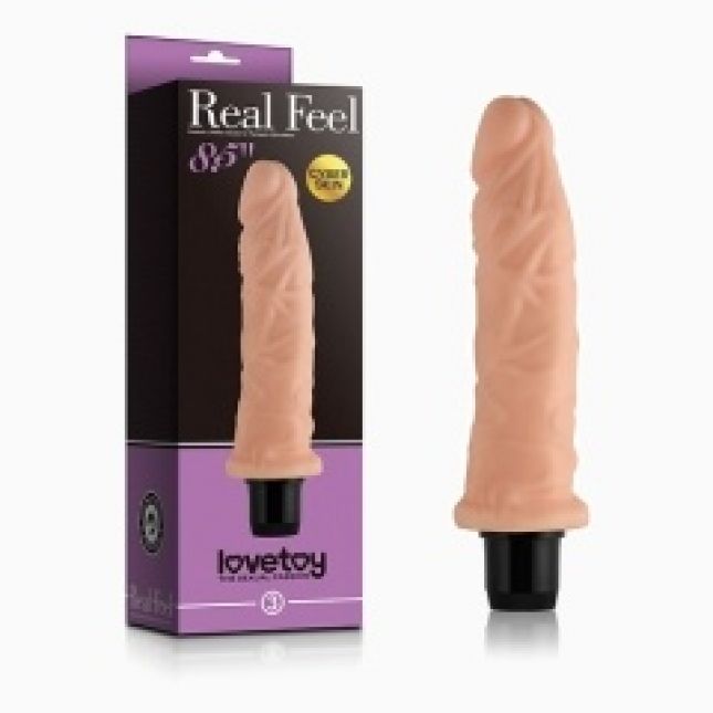 Реалістичний вібратор - Reel Feel Vibrator Flesh 8,5"