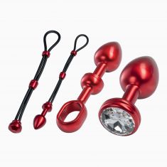 Секс набір - MALESATION Alu Cock - Grip Set klein