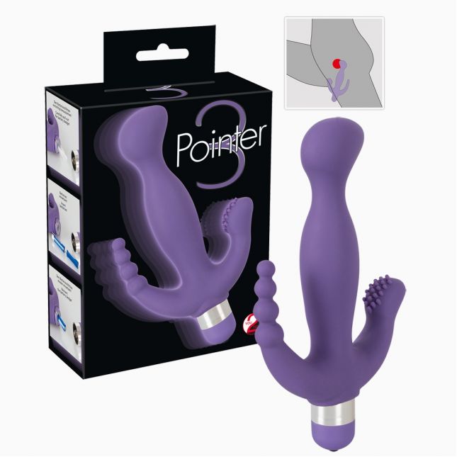 Стимулятор G-точки - 3 Pointer, purple