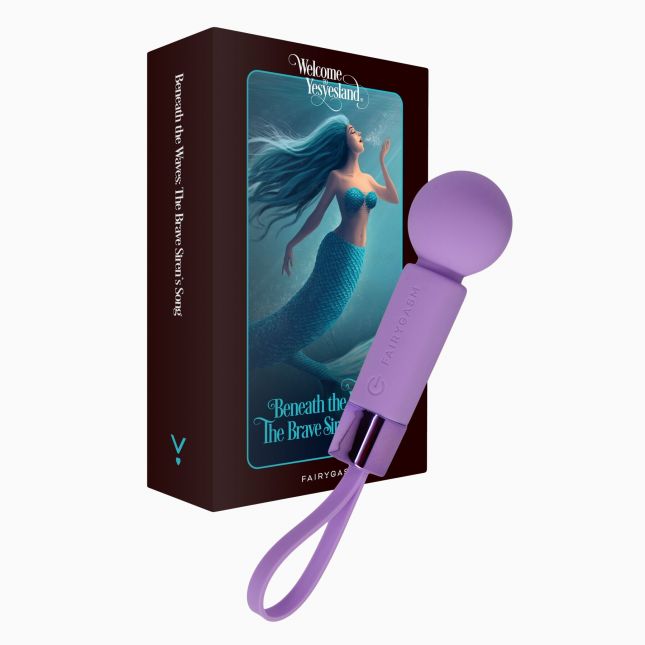 Мини-вибромассажер FairyGasm Pearlstasy violet
