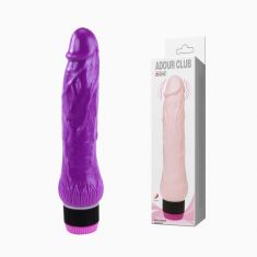Реалістичний вібратор - Jelly Classic Vibe Purple 23 cm