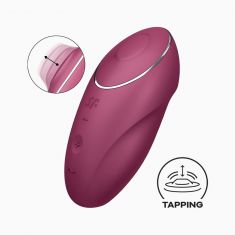 Кліторальний стимулятор - Satisfyer Tap & Climax 1 Red